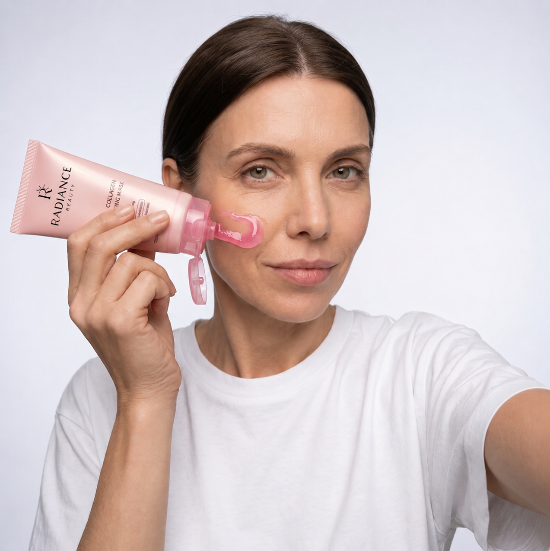 Maschera Wrapping al PDRN, Collagene e Caffeina Radiance Beauty