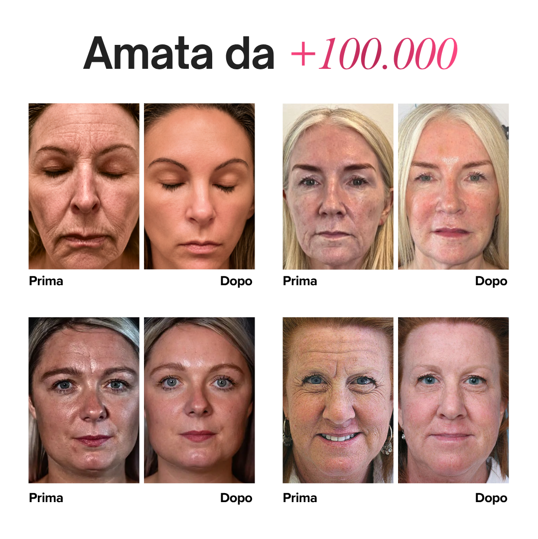 Maschera Wrapping al PDRN, Collagene e Caffeina Radiance Beauty