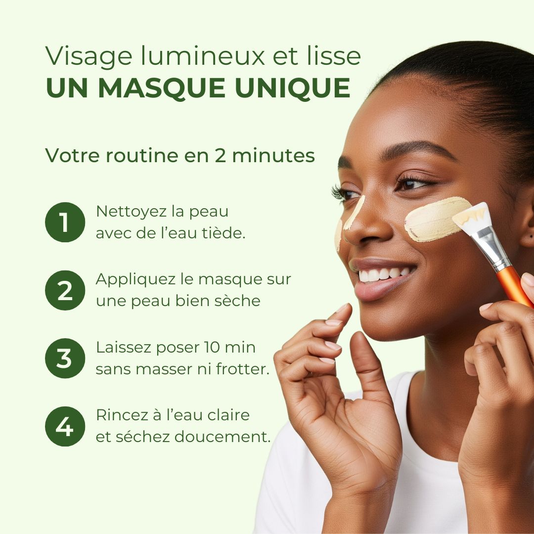 Masque d’argile au curcuma Radiance Los Angeles