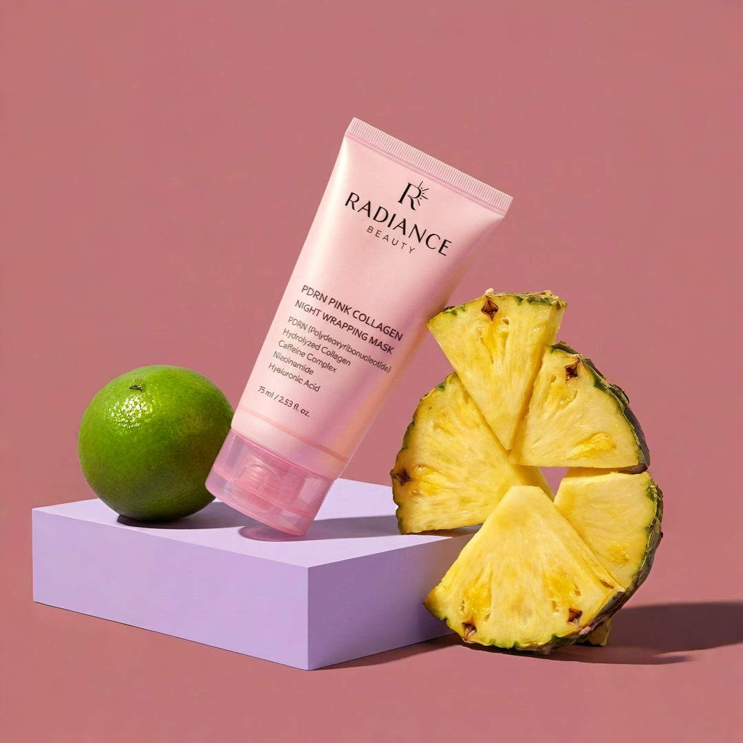 PDRN Collagen Caffeine Wrapping Mask Radiance Beauty