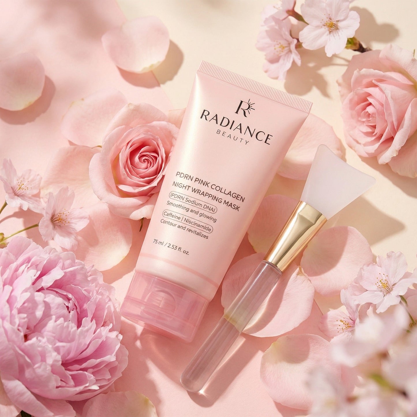PDRN Collagen Caffeine Wrapping Mask Radiance Beauty