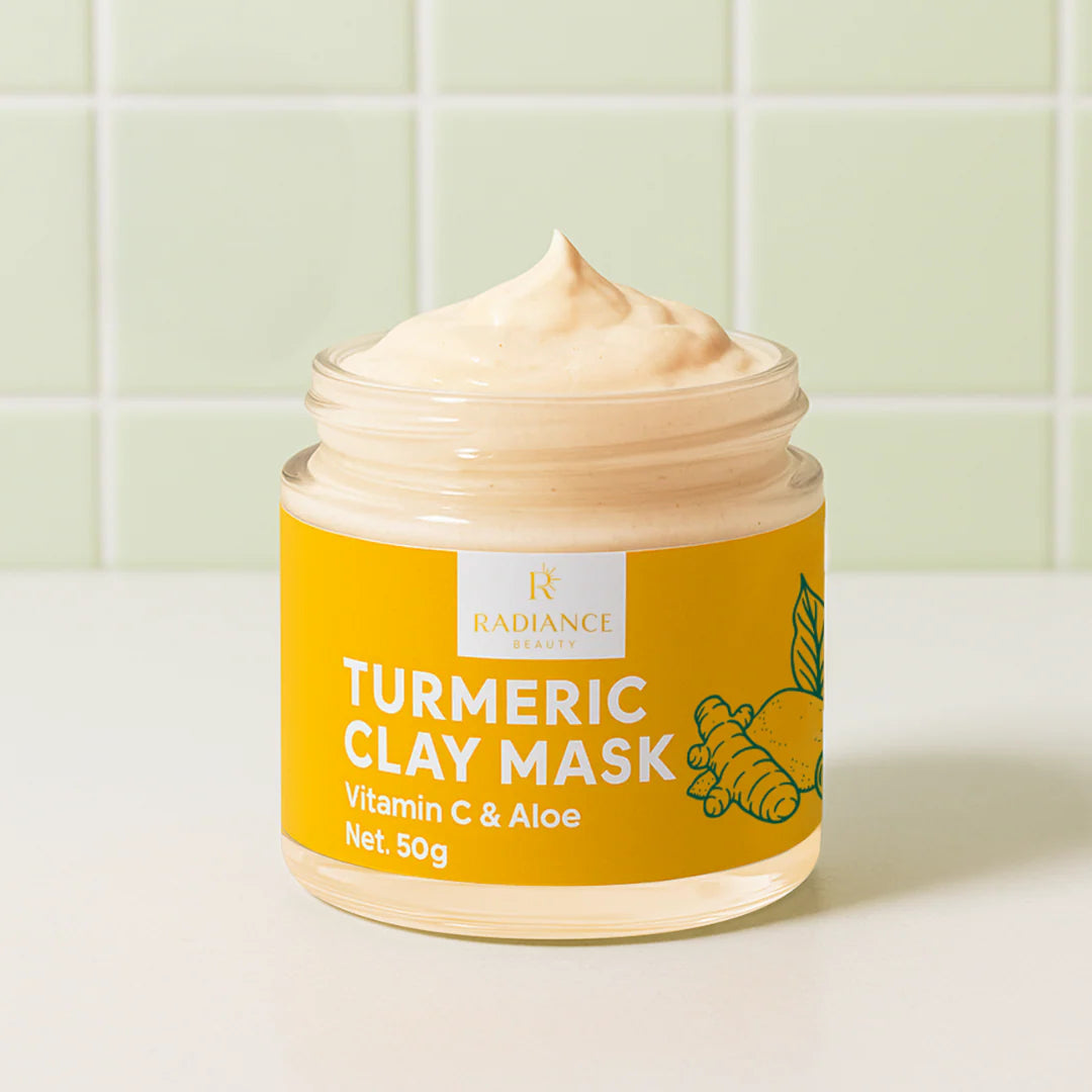 Masque d’Argile au Curcuma - 50 g Radiance Beauty
